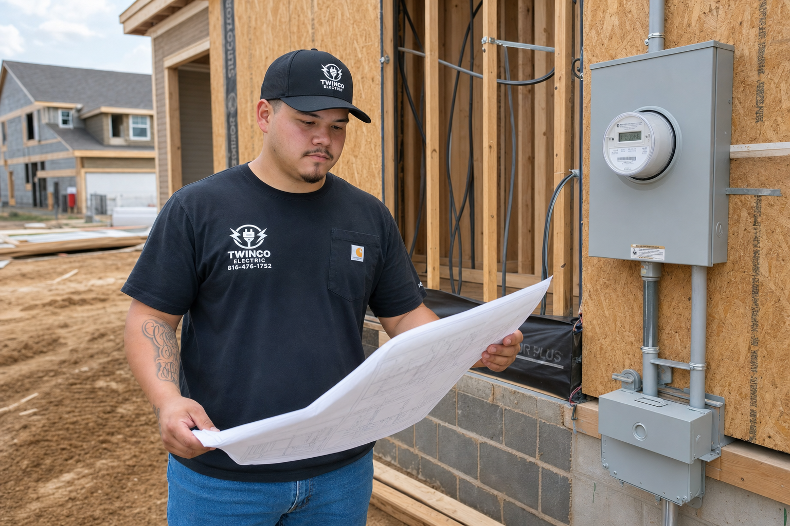 New Home Electrical Wiring service equipment planning