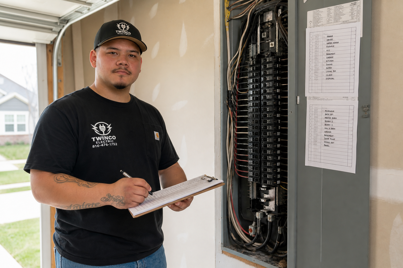 New Home Electrical Wiring panel capacity planning