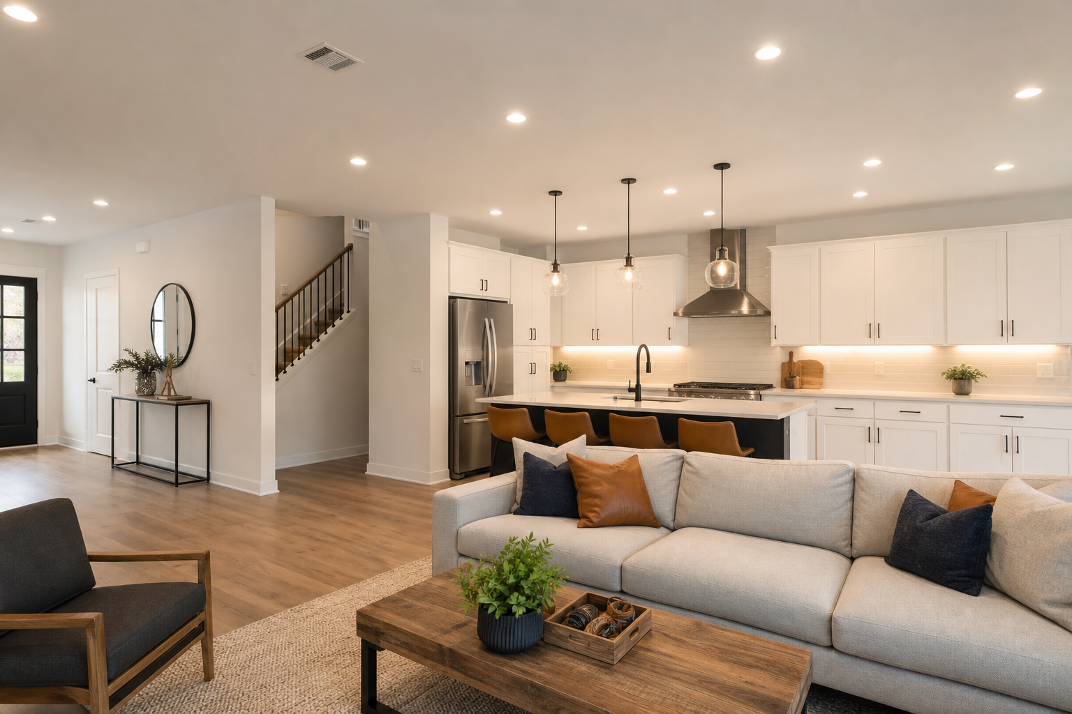 Residential lighting supported by reliable electrical capacity