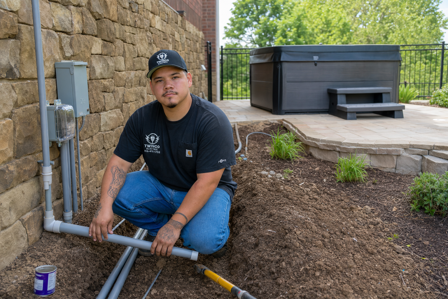 Electrical service equipment used for outdoor load planning