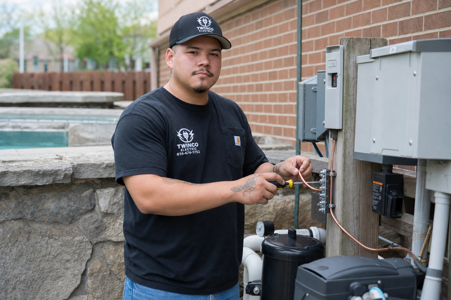 Electrical service equipment used for outdoor load planning
