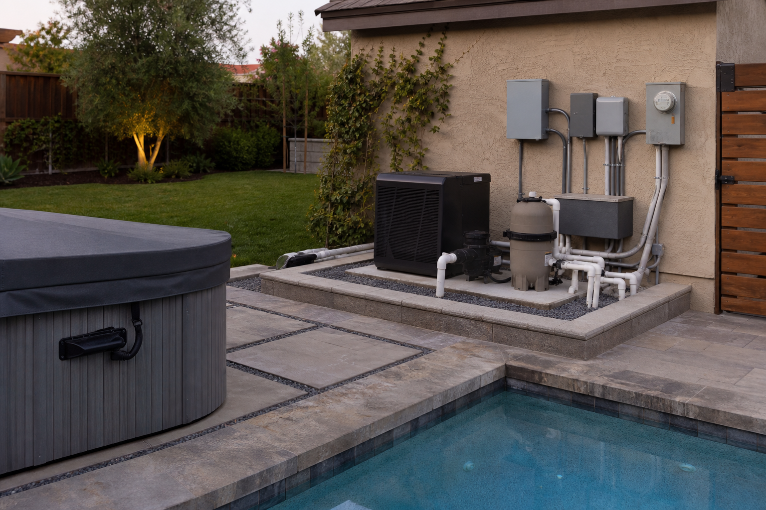hot tub wiring