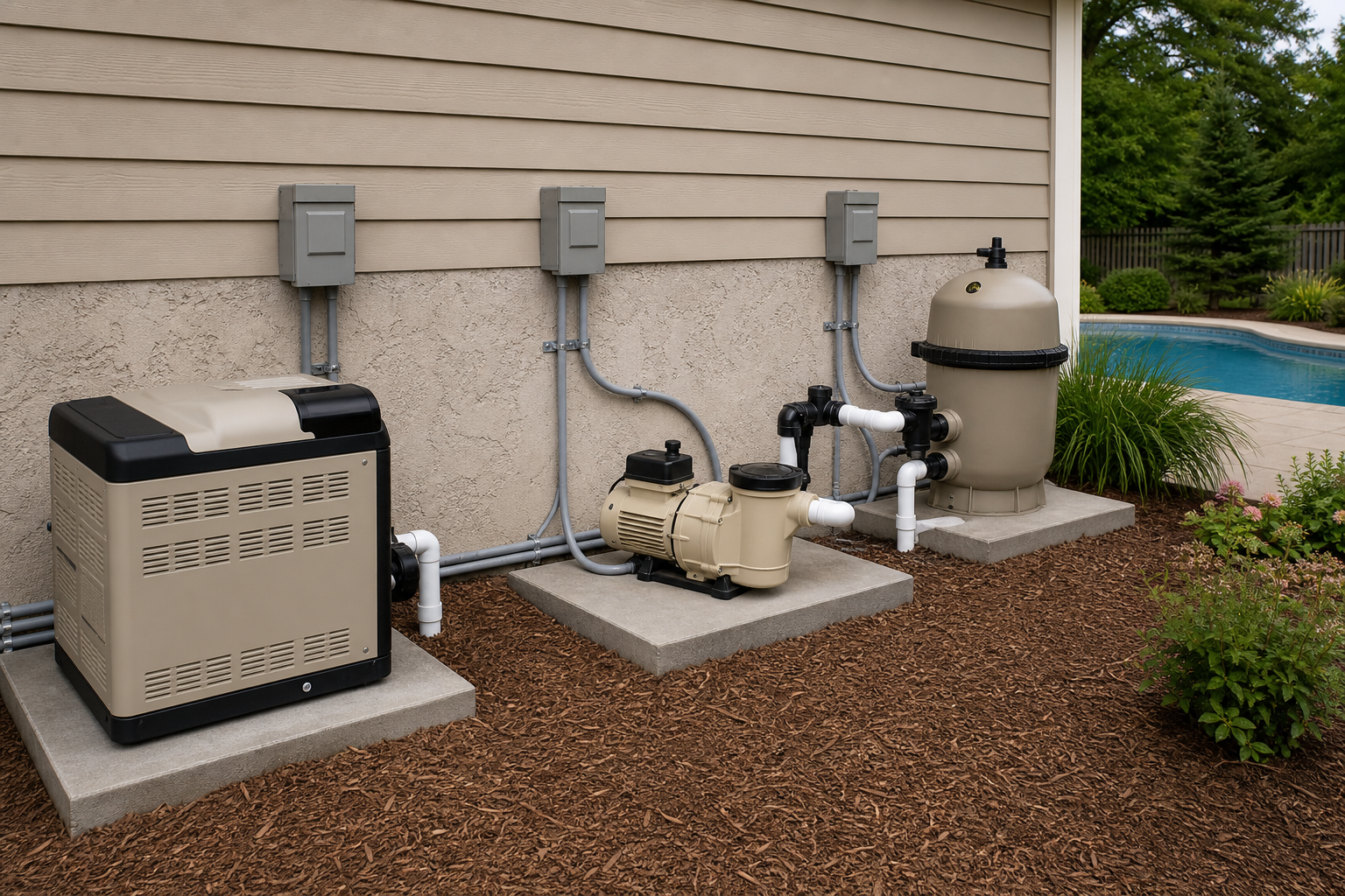 Dedicated circuit panel planning for outdoor equipment