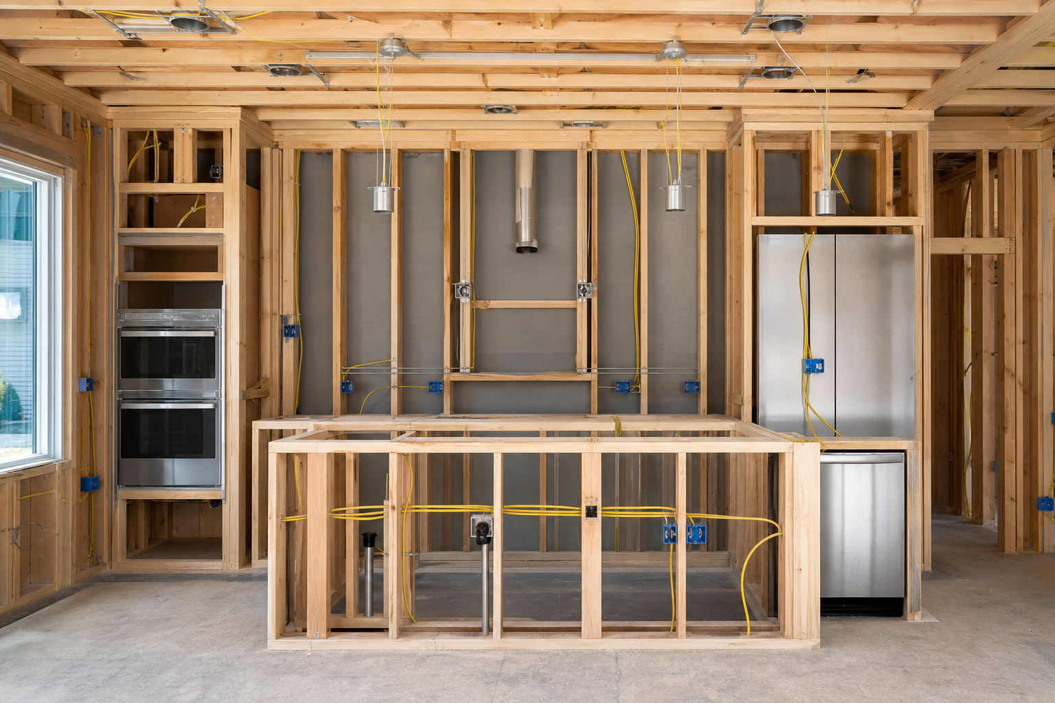 New Home Electrical Wiring Kitchen and Appliance Circuits