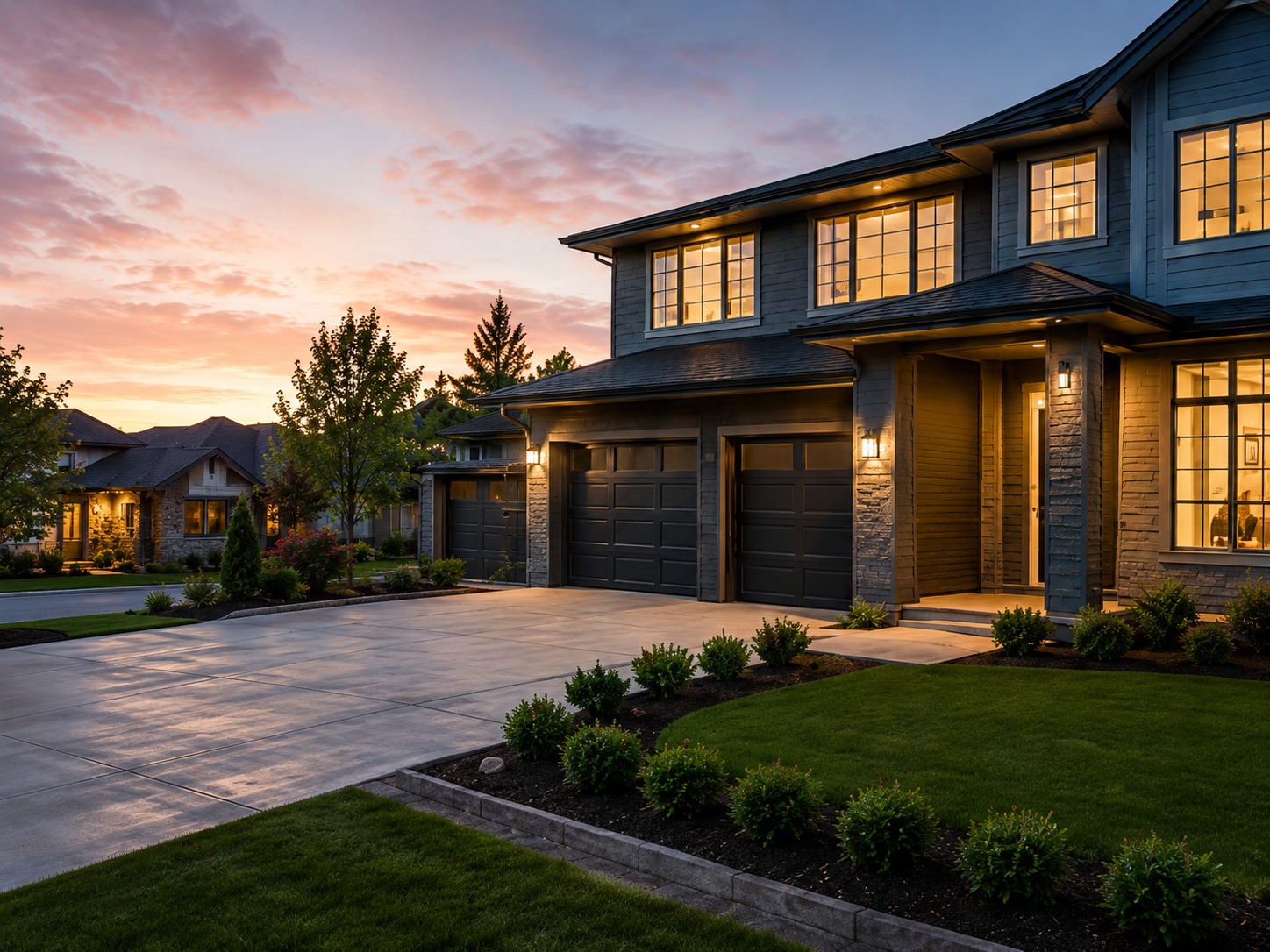 Modern home prepared for upgraded electrical service